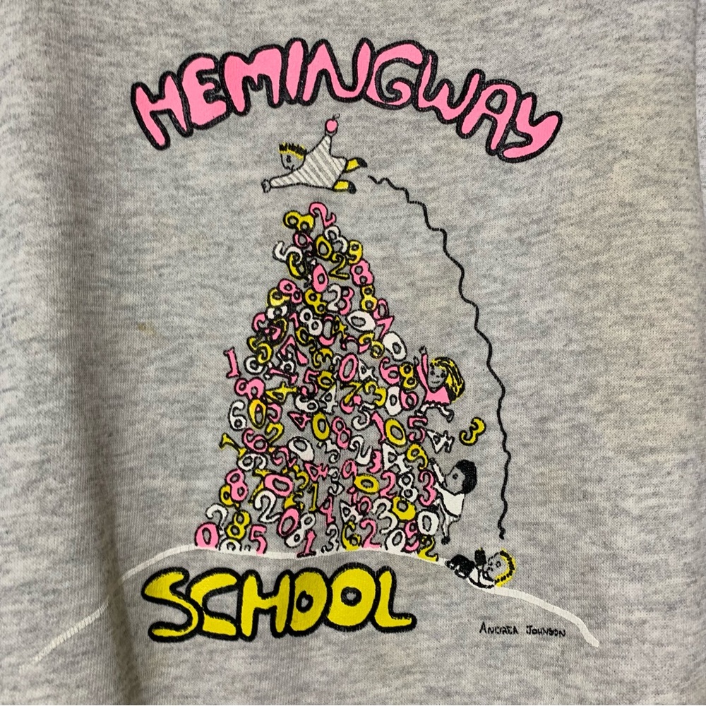 Vintage Hemingway School Sweatshirt - Picture 2 of 8